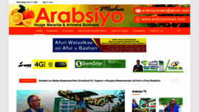 What Arabsiyonews.com website looked like in 2020 (3 years ago)