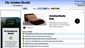 What Avherald.com website looked like in 2020 (3 years ago)