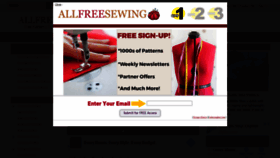 What Allfreesewing.com website looked like in 2020 (3 years ago)