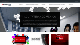What Acuitybrands.com.mx website looked like in 2020 (3 years ago)