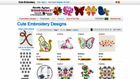 What Applique.cuteembroidery.com website looked like in 2020 (3 years ago)