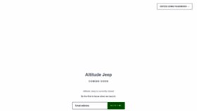 What Altitudejeep.com website looked like in 2020 (3 years ago)