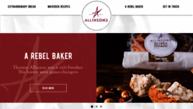 What Allinsonsbread.co.uk website looked like in 2020 (3 years ago)