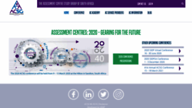 What Acsg.co.za website looked like in 2020 (3 years ago)