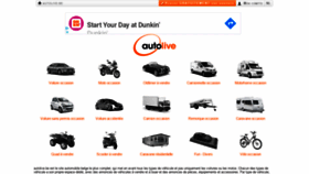 What Autolive.be website looked like in 2020 (3 years ago)