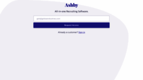 What Ashbyhq.com website looked like in 2020 (3 years ago)