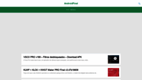 What Androidfinal.com website looked like in 2020 (5 years ago)