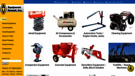 What Avequipmentrental.com website looked like in 2020 (3 years ago)