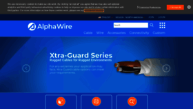 What Alphawire.com website looked like in 2020 (3 years ago)