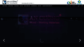 What Ancuong.com website looked like in 2020 (3 years ago)