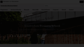 What Abs.uva.nl website looked like in 2020 (3 years ago)
