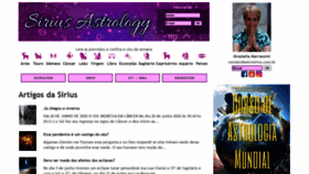 What Astrosirius.com.br website looked like in 2020 (3 years ago)