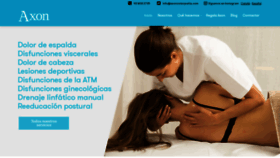 What Axonosteopatia.com website looked like in 2020 (3 years ago)