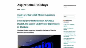 What Aspirationalholidays.co.uk website looked like in 2020 (3 years ago)