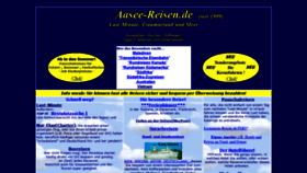 What Aasee-reisen.de website looked like in 2020 (3 years ago)