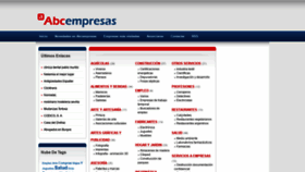 What Abcempresas.es website looked like in 2020 (3 years ago)
