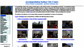 What Accommodationsydney.com.au website looked like in 2020 (3 years ago)