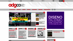 What Adgcolombia.org website looked like in 2020 (3 years ago)