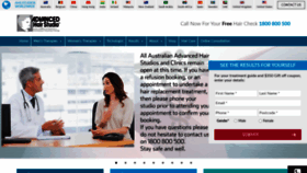 What Advancedhair.com.au website looked like in 2020 (3 years ago)