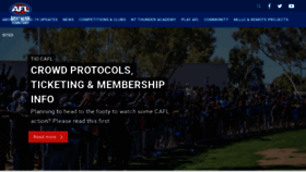 What Aflnt.com.au website looked like in 2020 (3 years ago)