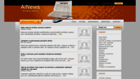 What Ainews.cz website looked like in 2020 (3 years ago)
