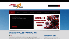 What Alliednational.com website looked like in 2020 (3 years ago)