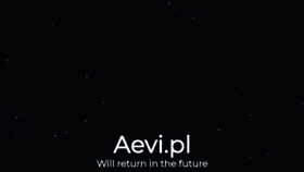 What Aevi.pl website looked like in 2020 (3 years ago)