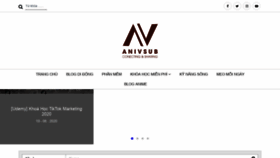 What Anivsub.com website looked like in 2020 (3 years ago)