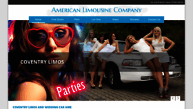 What American-limousine-company.co.uk website looked like in 2020 (3 years ago)