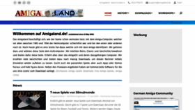 What Amigaland.de website looked like in 2020 (3 years ago)