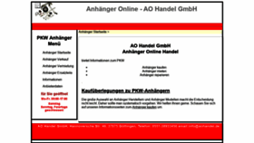 What Anhaengerhandel.de website looked like in 2020 (3 years ago)
