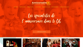 What Anniversaire06.fr website looked like in 2020 (3 years ago)