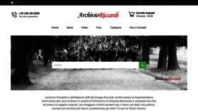 What Archivioriccardi.it website looked like in 2020 (3 years ago)