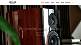 What Aerialacoustics.com website looked like in 2020 (3 years ago)
