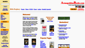 What Armageddonbooks.com website looked like in 2020 (3 years ago)
