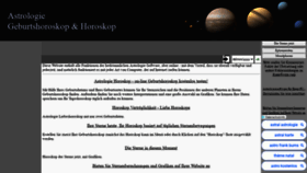 What Astral-horoskop.com website looked like in 2020 (3 years ago)