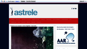 What Astrele.ro website looked like in 2020 (3 years ago)