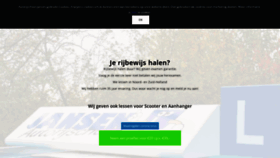 What Autorijschool-jansen.nl website looked like in 2020 (3 years ago)