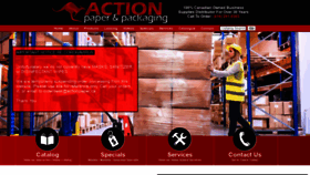 What Actionpaper.ca website looked like in 2020 (3 years ago)