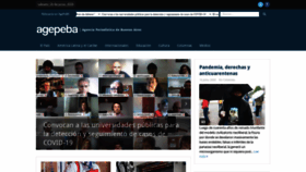What Agepeba.org website looked like in 2020 (3 years ago)