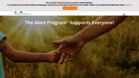 What Alertprogram.com website looked like in 2020 (3 years ago)