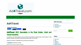 What Ad4travel.com website looked like in 2020 (3 years ago)