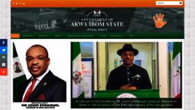 What Akwaibomstate.gov.ng website looked like in 2020 (3 years ago)