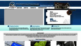 What Auctions.com.my website looked like in 2020 (3 years ago)