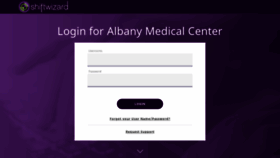 What Albanymed.myshiftwizard.com website looked like in 2020 (3 years ago)