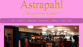 What Astrapahl.com website looked like in 2020 (3 years ago)