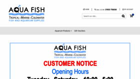 What Aqua-fish.co.uk website looked like in 2020 (3 years ago)