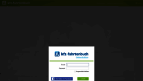 What App.kfz-fahrtenbuch.de website looked like in 2020 (3 years ago)