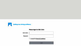 What Access.icbc.com website looked like in 2020 (3 years ago)