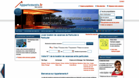 What Appartements.fr website looked like in 2020 (3 years ago)